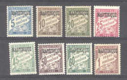 Martinique  -  Taxe  :  Yv 1-9  *  Sauf 5 - Timbres-taxe