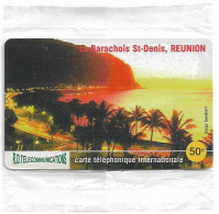 Reunion - Torc Telecom - Le Barachois St-Denis  (Reverse Ref. ''Expiration 11 Mois''), Remote Mem. 50₣, 2.000ex, NSB - Réunion