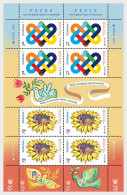 Romania 2023 Europa CEPT Peace Sheetlet Mint - Unused Stamps