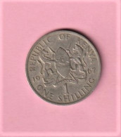 MONNAIE / COINS : KENYA - ONE SHILLING 1967 - - Kenia