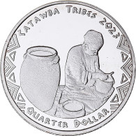 Monnaie, États-Unis, Quarter Dollar, 2023, Catawba Tribes.BE, SPL, Du - Gedenkmünzen