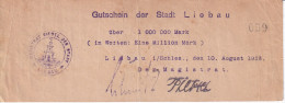 BILLETE DE ALEMANIA DE 1000000 MARK DEL AÑO 1923 (BANKNOTE) MUY RARO - 1 Mio. Mark