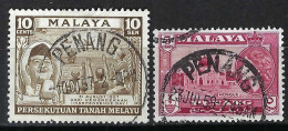 MALAISIE Penang Ca,1957: Lot D'obl. - Penang