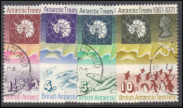 British Antarctic Territory 1971 Treaty Fine Used. - Oblitérés
