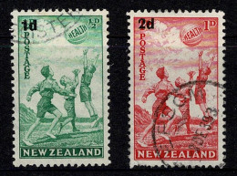 New Zealand 1939 Health Surcharges  Set Of 2 Used - Oblitérés