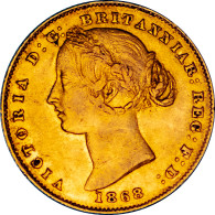 Australie Souverain Victoria Buste Jeune 1868 Sydney - 1 Sovereign