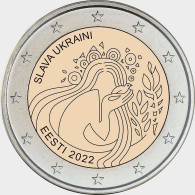 2 Euro ESTONIA 2022 UCRANIA UKRAINE - EESTI - UNC - SIN CIRCULAR - NEW 2€ - Estonie