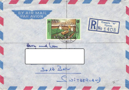 UGANDA - REGISTERED AIRMAIL KAMPALA > BERN/CH / *345 - Uganda (1962-...)