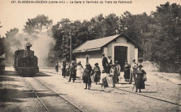 St Brévin L'océan * La Gare à L'arrivée Du Train De Paimboeuf * Ligne Chemin De Fer - Saint-Brevin-l'Océan