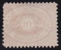 Austria      .    Y&T    .   DDSG  2  (2 Scans)      .  *     .   Mint With Gum   .   Hinged - Compagnie Danubienne De Navigation à Vapeur (DDSG)