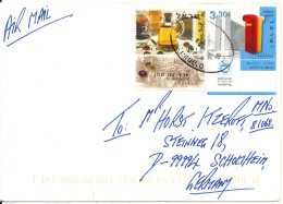 Israel Cover Sent To Germany 2004 Topic Stamps - Lettres & Documents