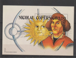 Brésil 1973 N Copernic BF 32 ** MNH - Blocks & Kleinbögen