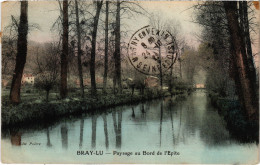 CPA Bray Et Lu Paysage Au Bord De L'Epite FRANCE (1309356) - Bray-et-Lû