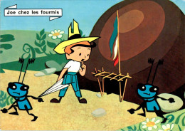 Les Aventures De Joe ORTF Jean Image Joe Chez Les Fourmis RTF L'entrée De Fourmi-Cité N°9 Fourmi Ant Formica En TB.Etat - Serie Televisive