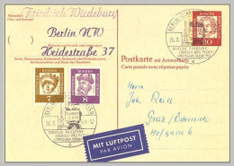 Berlin Ganzsache Mi.P55F Zfr. -16-6087 - Postkarten - Gebraucht