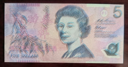 China BOC Bank (bank Of China) Training/test Banknote,AUSTRALIA B-2 Series 5 Dollars Note Specimen Overprint - Vals En Specimen