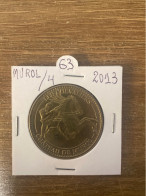 Monnaie De Paris Jeton Touristique - 63 - Murol - Le Château - 2013 - 2013