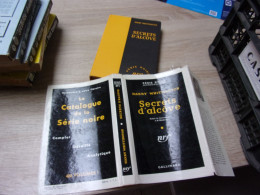 Gallimard Serie Noire 411 Avec Jaquette Harry Whittington : Secrets D'alcove - Andere & Zonder Classificatie