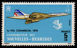 French New Hebrides 1976 Concorde Unmounted Mint. - Ongebruikt