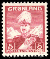 Greenland 1938-46 5ø Claret Unmounted Mint. - Nuovi