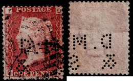 2762C - GREAT BRITAIN 1855- SC#:16-USED- PERFIN - Used Stamps