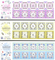 Japan 2023 Greetings Stamps — Celebration Designs Stamp Sheetlet*3 MNH - Nuevos