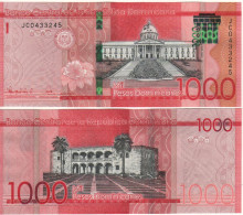 DOMINICAN   Rep.  NEW  1'000  Pesos Dominicanos (new Date 2021 P193f ) National Palace, + Fortress At Back - Dominikanische Rep.