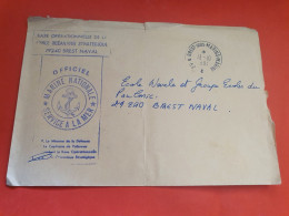 Enveloppe De Brest ( Base De Sous Marins) En Fm  Pour Brest En 1981 - Réf 1416 - Seepost