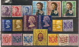 HONG KONG/ LOT DE TIMBRE OBLITERES ELISABETH II - Used Stamps