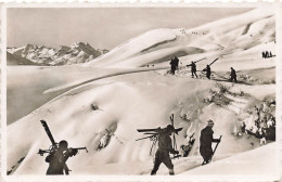 Suisse - St Moritz - Ski Sport - Echte Photographie - Animé - Bords Dentelés - Carte Postale Ancienne - St. Moritz