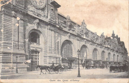 FRANCE -75 - PARIS - Gare Du Quai D'Orsay - Etat  - Carte Postale Ancienne - Transporte Público