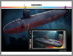 SIERRA LEONE 2023 MNH Submarines U-Boote Sous-marins S/S II - IMPERFORATED - DHQ2327 - Sottomarini
