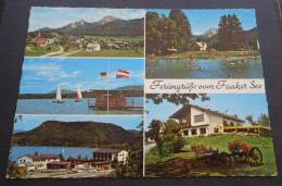 Feriengrüsse Vom Faaker See - Ansichtspostkarten-Verlag Franz Schilcher, Klagenfurt - # 3/883 - Faakersee-Orte