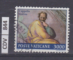 VATICANO     1991	Restauro Cappella Sistina, L. 3000, Usato - Gebruikt