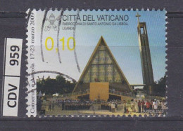 VATICANO     2010	Visita Pontefice In Cameroun Usato - Used Stamps