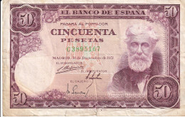 BILLETE DE ESPAÑA DE 50 PTAS DEL 31/12/1951 SERIE C  (BANKNOTE) - 50 Pesetas