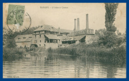 * FLOGNY - Usine à Ciment - Usines - Moulin - Edit. CUSSAC - 1924 - Flogny La Chapelle