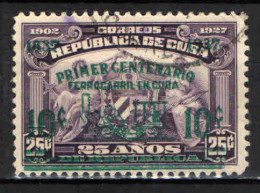 CUBA - 1937 - CENTENARIO DELLE FERROVIE DI CUBA - USATO - Oblitérés