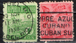 CUBA - 1948 - INDUSTRIA CUBANA DEL TABACCO - USATI - Oblitérés