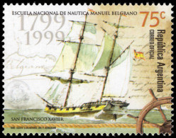 Argentina 1999 Bicentenary Of Manuel Belgrano Naval Academy Unmounted Mint. - Nuovi