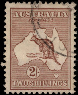 Australia 1915-27 2s Brown Die II Narrow Crown Fine Used. - Oblitérés