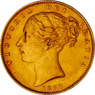 Royaume-Uni Souverain Victoria Buste Jeune Et Armoiries 1868 N°3 - 1 Sovereign