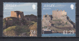 Jersey.2017 EUROPA CEPT.CASTLES.2 ST .MNH - 2017