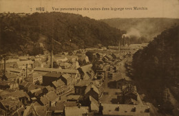 Huy // Vue Panoramique Des Usines Dans La Gorge Vers Marcin 1912 - Huy