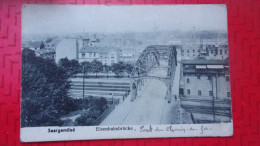 57 Sarreguemines , Saargemünd  1919 PONT DU CHEMIN DE FER - Sarreguemines