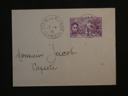 BV7 ET.  OCEANIE BELLE LETTRE RR 1932 TUAMOTU PLONGEE TAHITI  A PAPEETE+N°81+ + ++++AFF. INTERESSANT+ - Lettres & Documents