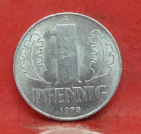 1 Pfennig 1975 A - SUP - Pièce Monnaie Allemagne - Article N°1292 - 1 Pfennig