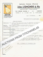 1941 WAREMME - Jules LISMONDE & Fils - Mécanicien-Electricien - Publicité Lampes "LUXOR" - Other & Unclassified