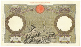 100 LIRE CAPRANESI AQUILA ROMANA TESTINA FASCIO L'AQUILA 28/08/1942 SPL- - Sonstige