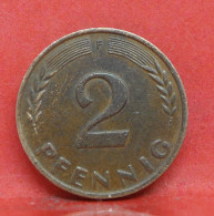 2 Pfennig 19601 F - TTB - Pièce Monnaie Allemagne - Article N°1327 - 2 Pfennig